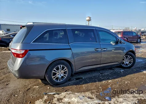 2012 Honda Odyssey Ex from USA, damaged, VIN 5FNRL5H44CB141937